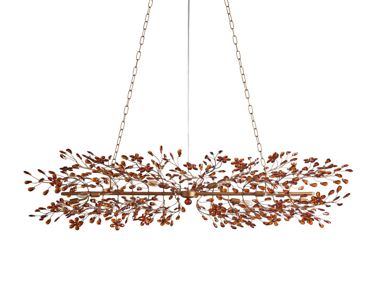 Fiore Delicate Petals Linear Chandelier