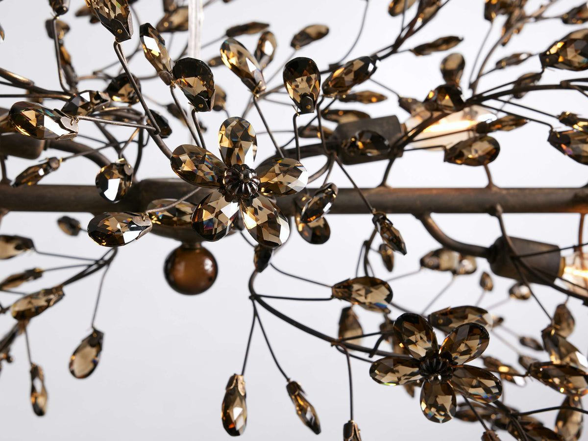 Fiore Delicate Petals Linear Chandelier