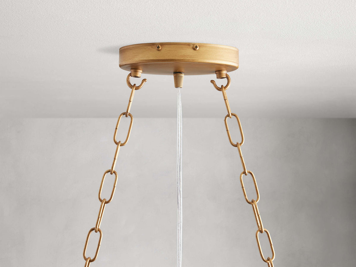 Fiore Delicate Petals Oval Chandelier