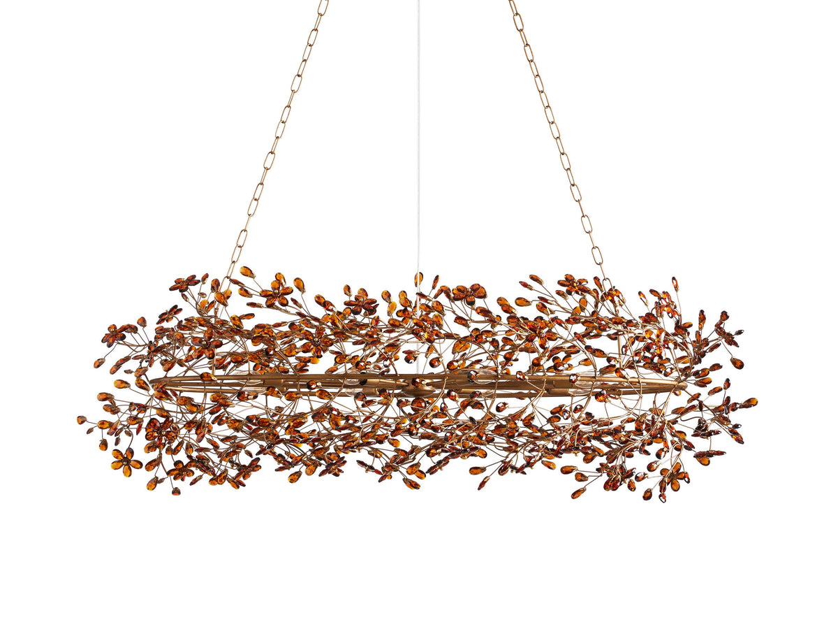 Fiore Delicate Petals Oval Chandelier