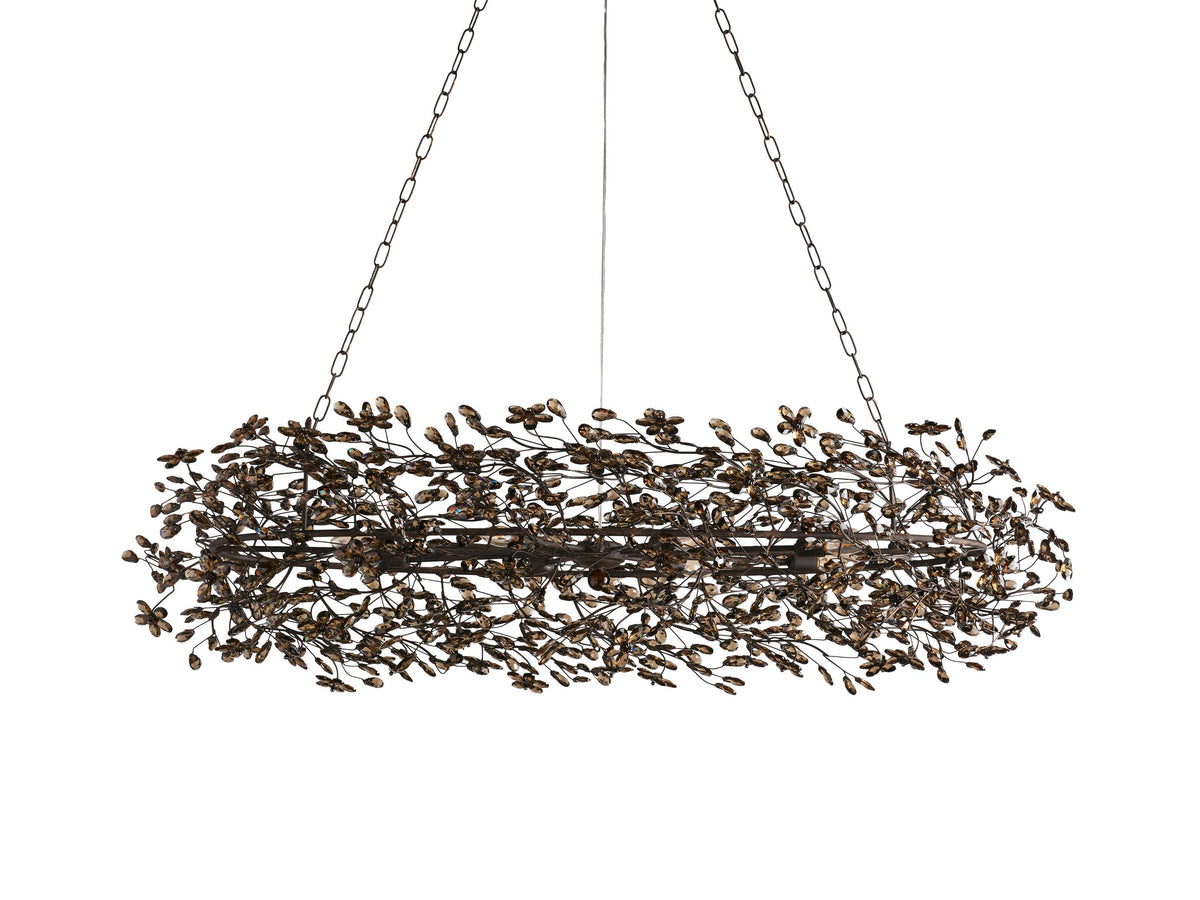Fiore Delicate Petals Oval Chandelier