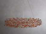 Fiore Delicate Petals Oval Chandelier