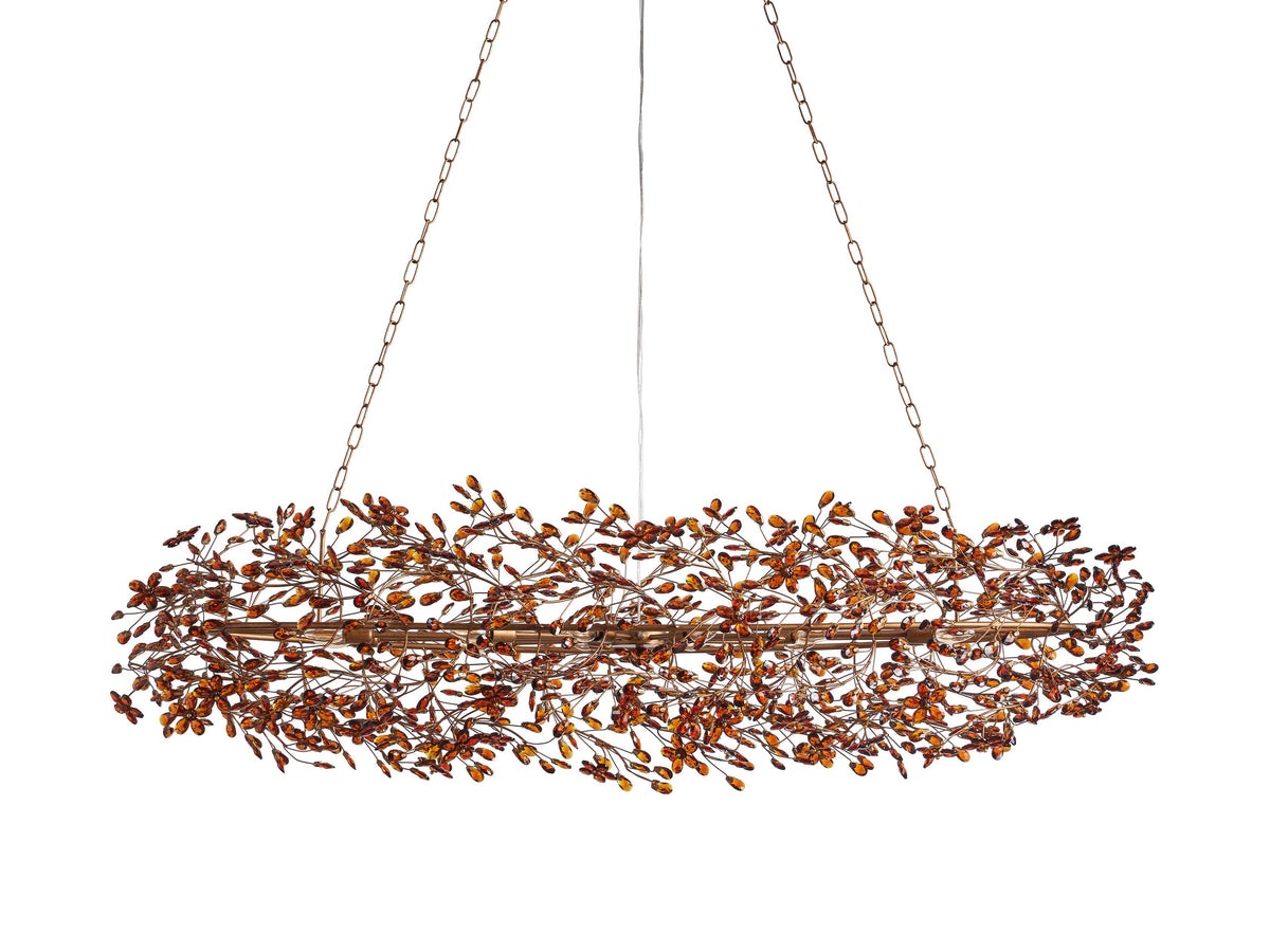 Fiore Delicate Petals Oval Chandelier