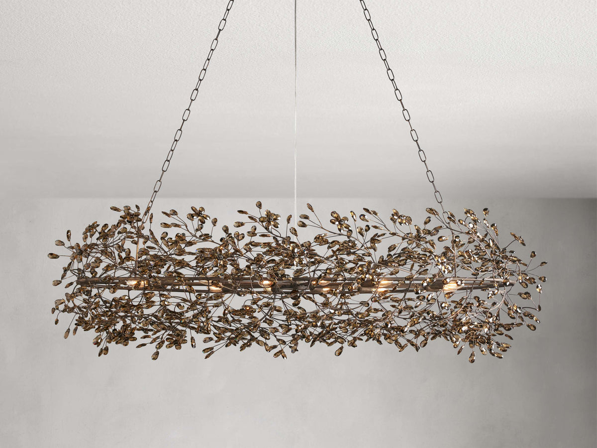 Fiore Delicate Petals Oval Chandelier