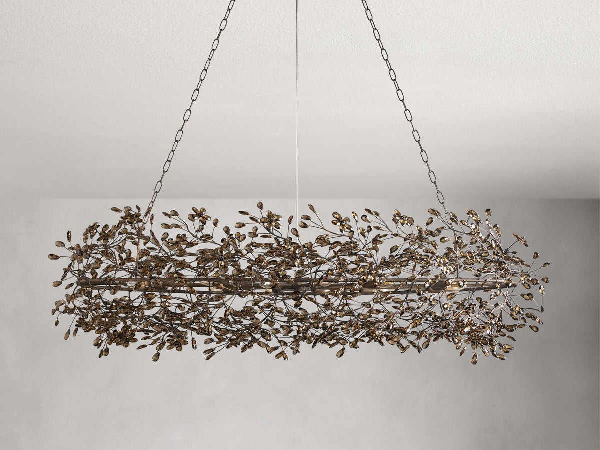 Fiore Delicate Petals Oval Chandelier