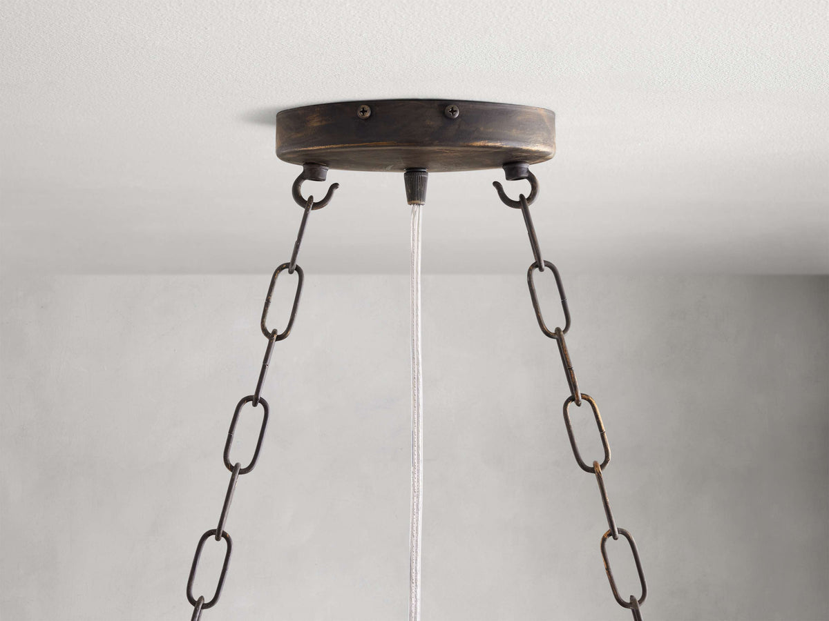 Fiore Delicate Petals Oval Chandelier