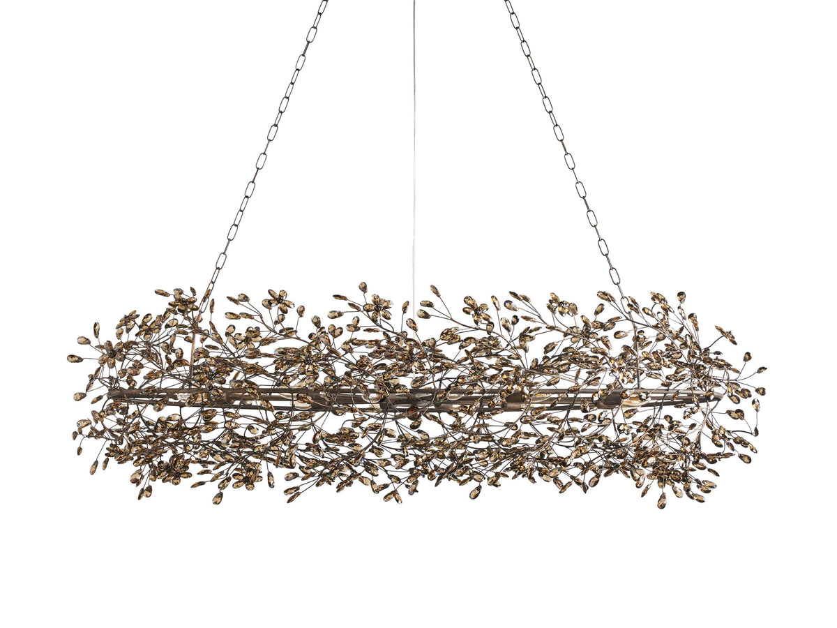 Fiore Delicate Petals Oval Chandelier