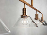 Theron Cone Cluster Linear Chandelier