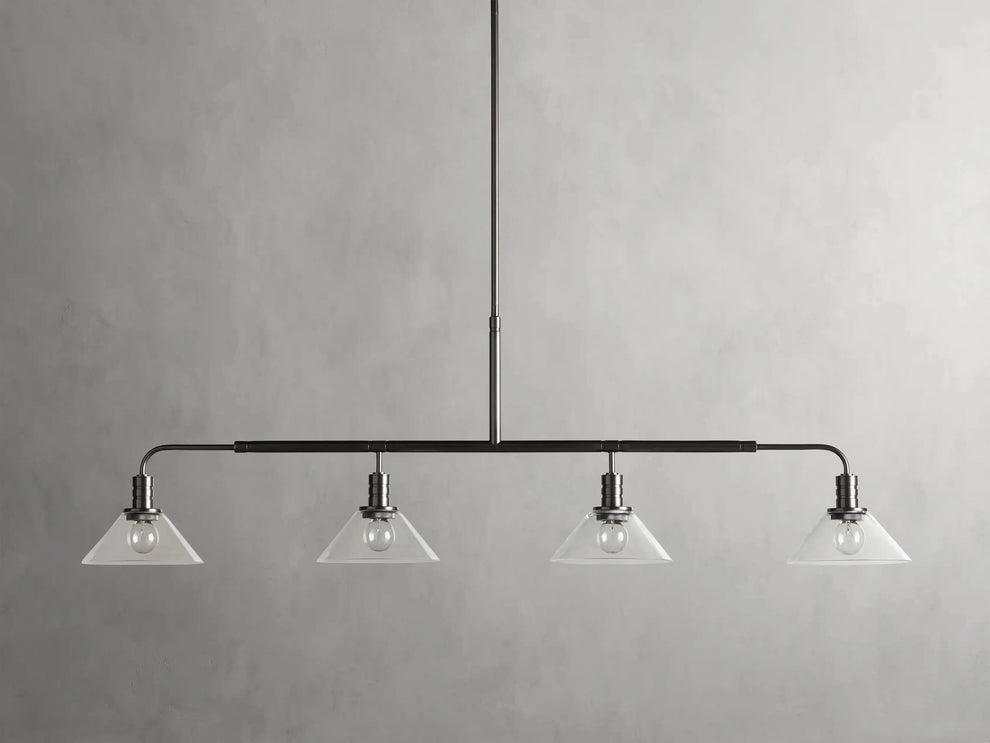 Theron Cone Cluster Linear Chandelier