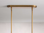 Rhodes Midcentury Torch Linear Chandelier