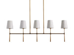 Rhodes Midcentury Torch Linear Chandelier