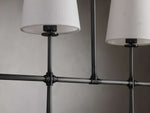 Rhodes Midcentury Torch Linear Chandelier