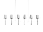 Rhodes Midcentury Torch Linear Chandelier