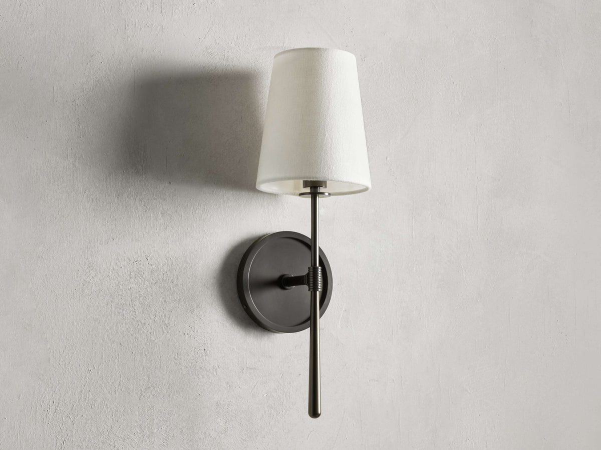 Rhodes Midcentury Torch Wall Sconce