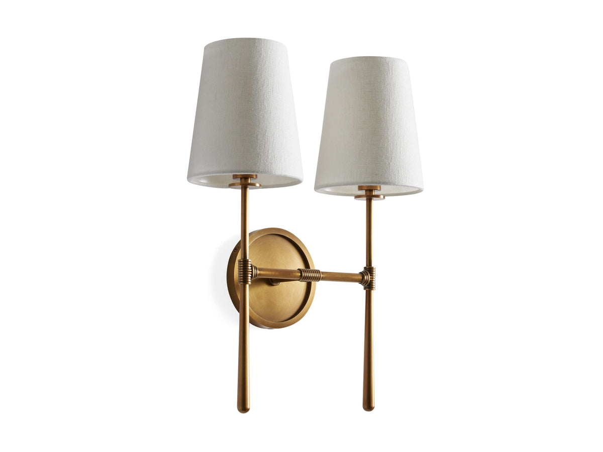 Rhodes Midcentury Torch Wall Sconce