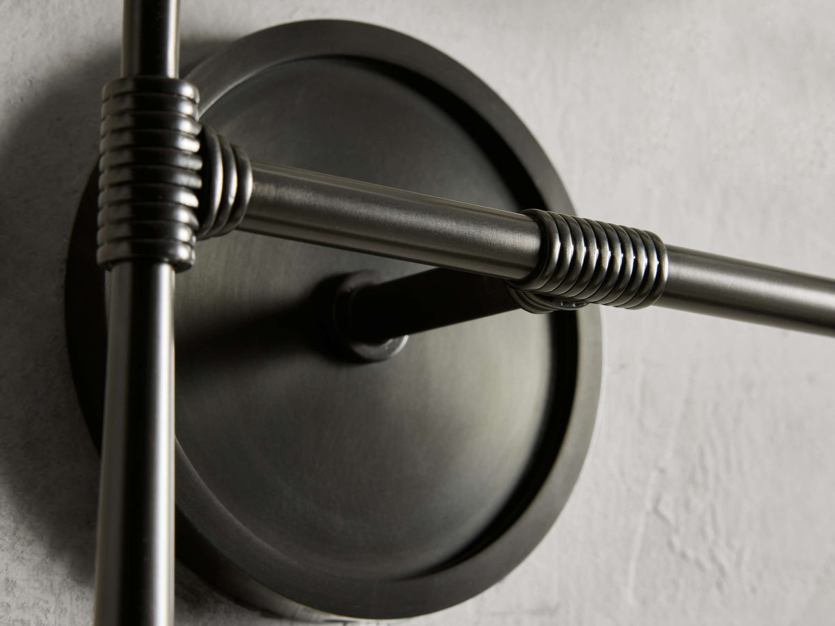 Rhodes Midcentury Torch Wall Sconce