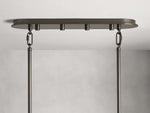Delsie Reeded Glass Oval Chandelier