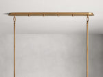 Delsie Reeded Glass Oval Chandelier