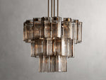 Delsie Vintage Glass Round Chandelier