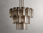 Delsie Vintage Glass Round Chandelier