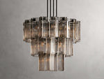 Delsie Vintage Glass Round Chandelier