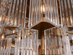 Delsie Vintage Glass Round Chandelier