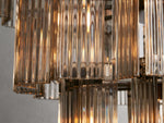 Delsie Vintage Glass Round Chandelier