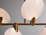 Lyla Foliated Vein Linear Chandelier