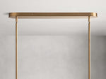 Lyla Foliated Vein Linear Chandelier