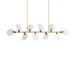 Lyla Foliated Vein Linear Chandelier