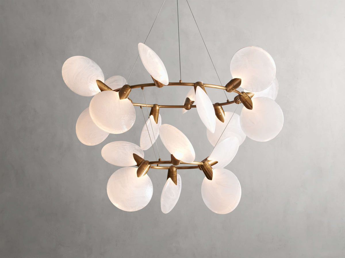 Lyla Floral Whisper Two-Tier Chandelier