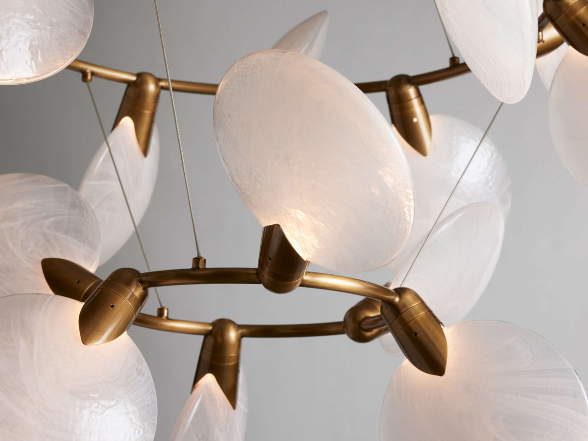 Lyla Floral Whisper Two-Tier Chandelier