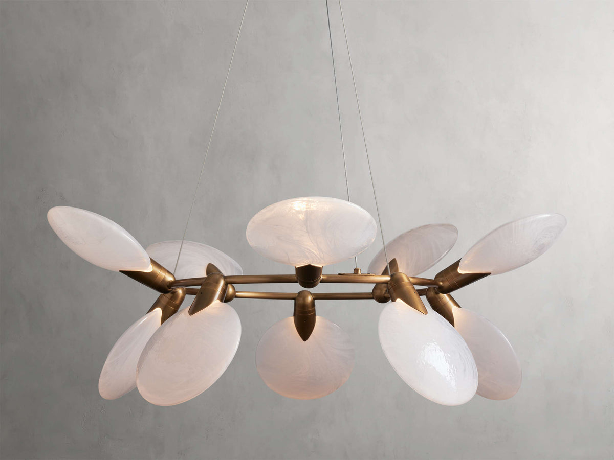Lyla Floral Whisper Round Chandelier