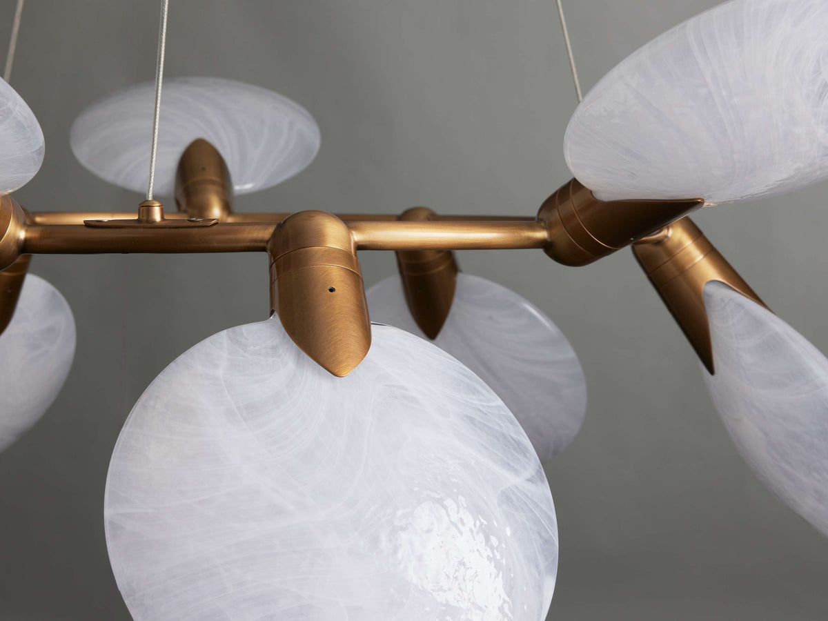 Lyla Floral Whisper Round Chandelier