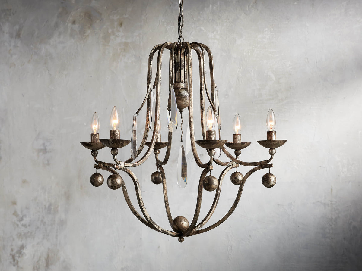 Bonita Dramatic Lacquer Chandelier