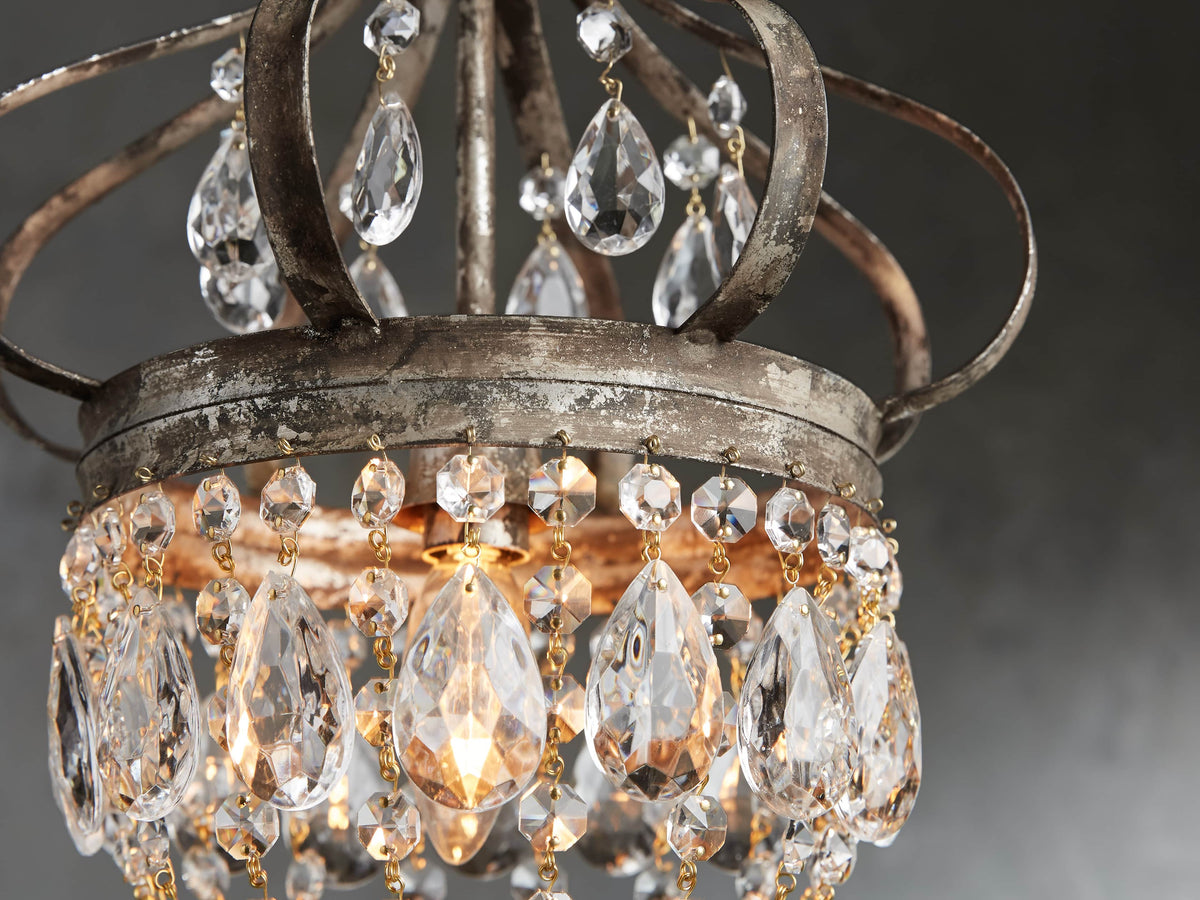 Fotini Patina Crown Chandelier