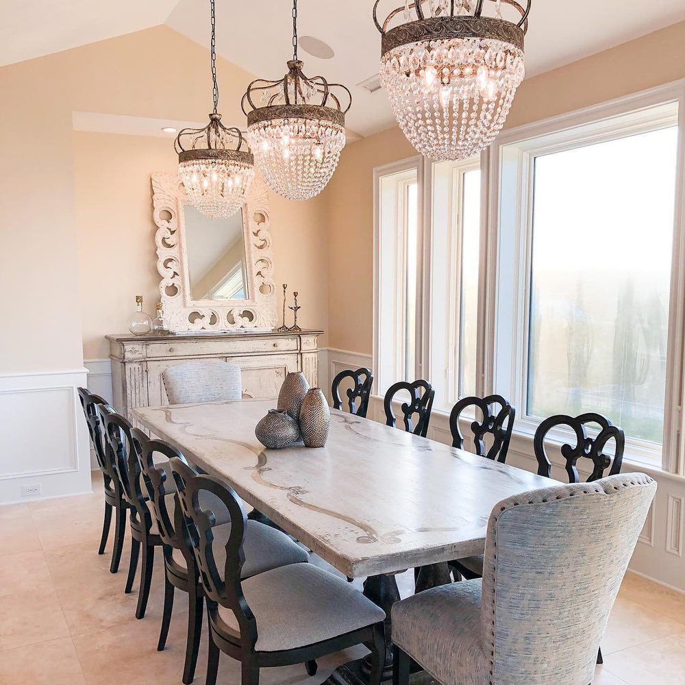 Fotini Patina Crown Chandelier