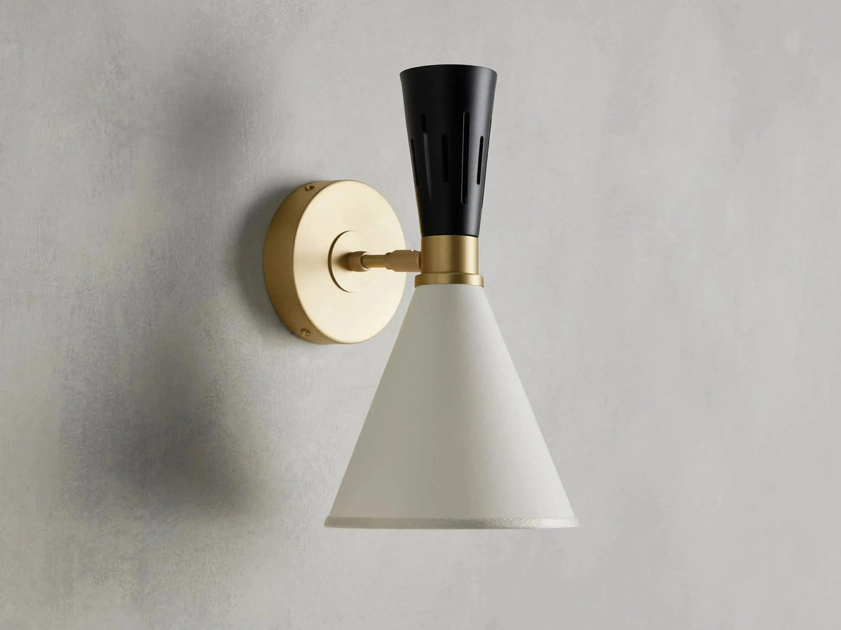 Ramsey Fabric Vintage Wall Light