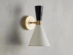 Ramsey Fabric Vintage Wall Light