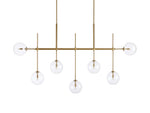 Roscoe Handblown Globe Linear Chandelier