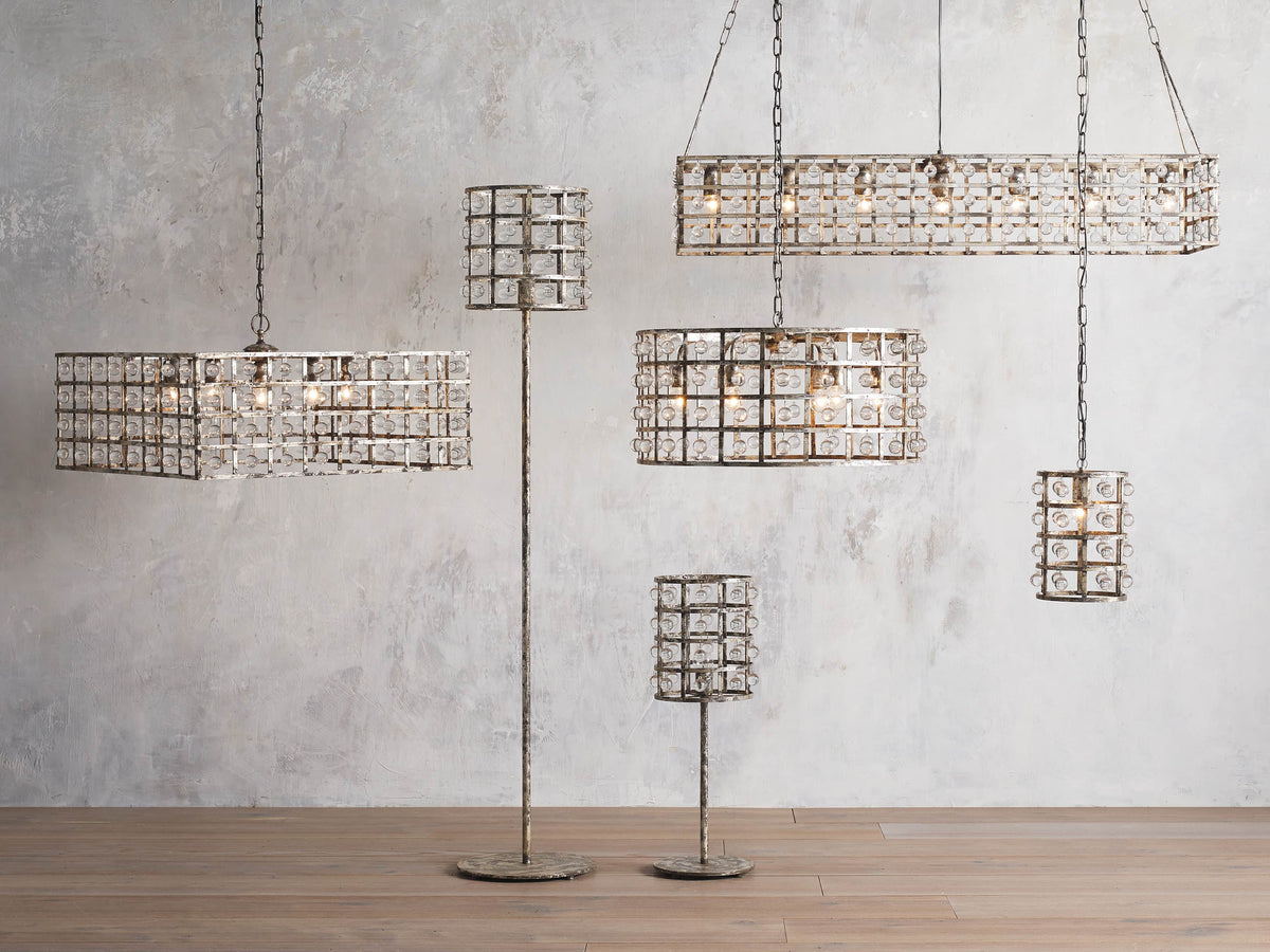 La Cage Astral Forge Rectangular Chandelier