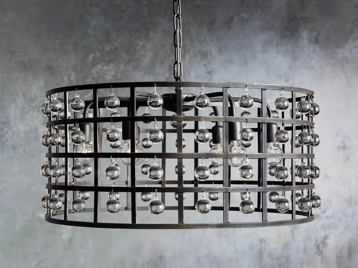 La Cage Astral Forge Round Chandelier