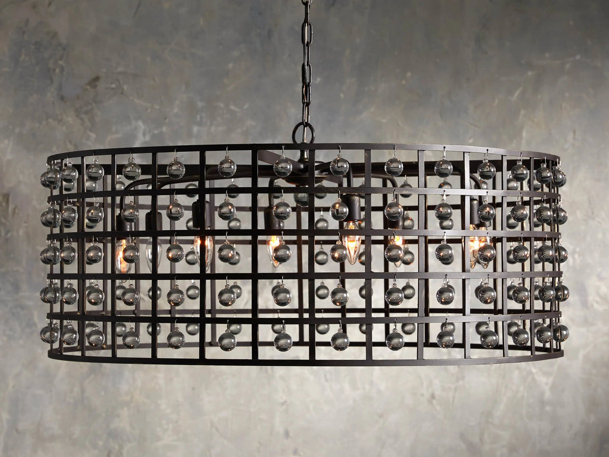 La Cage Astral Forge Round Chandelier