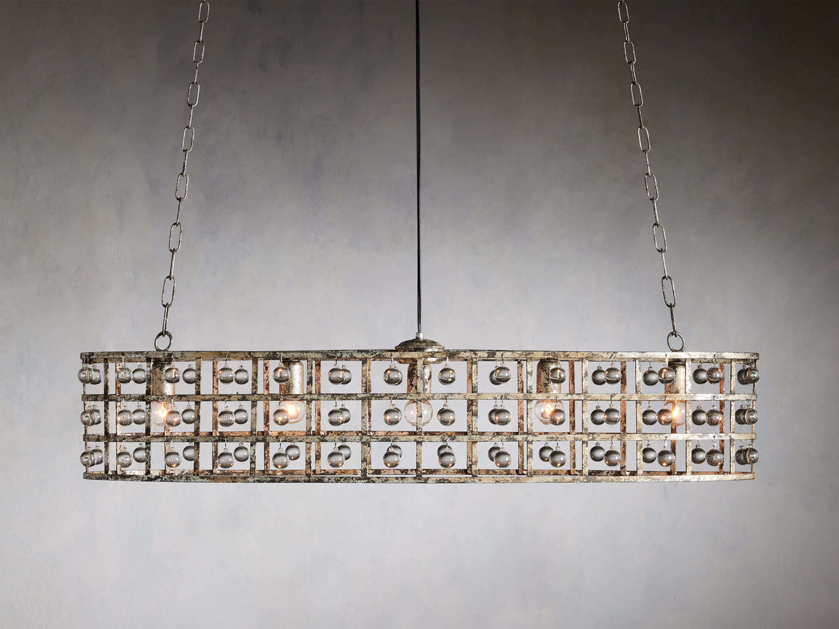 La Cage Astral Forge Oval Chandelier