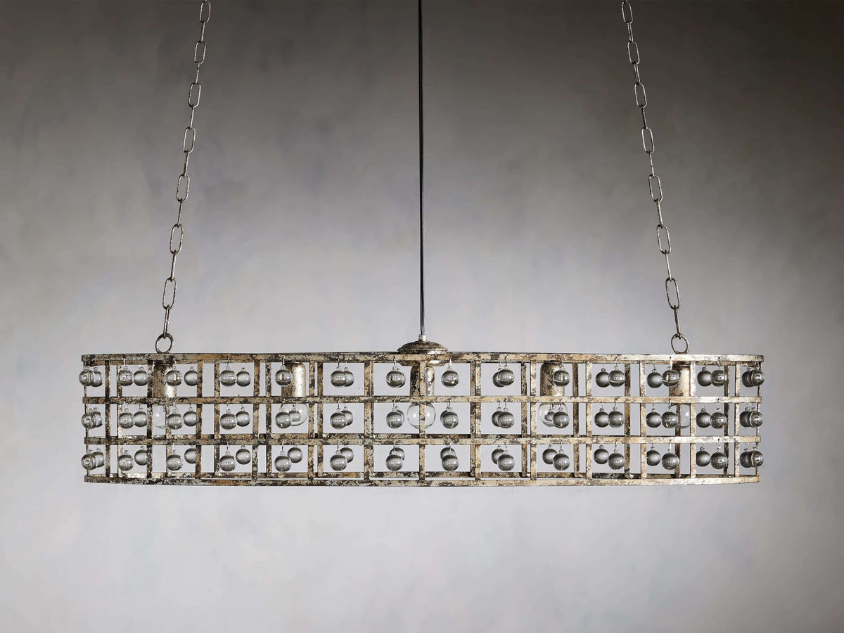 La Cage Astral Forge Oval Chandelier