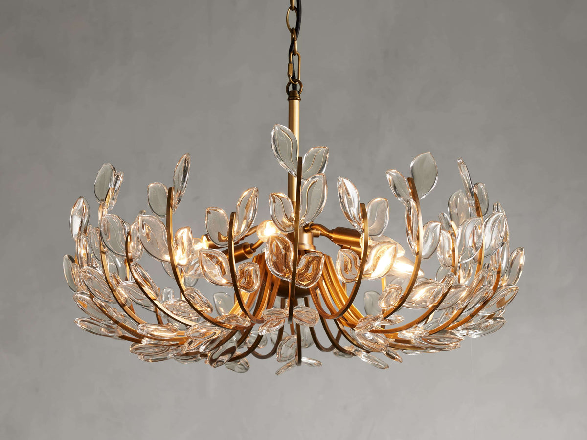 Adela Floral Crystal Chandelier