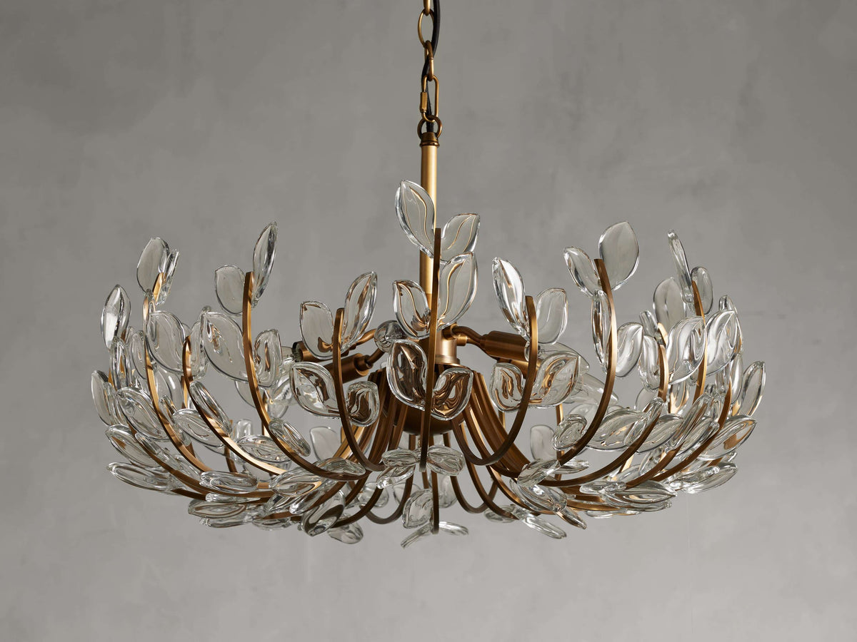 Adela Floral Crystal Chandelier