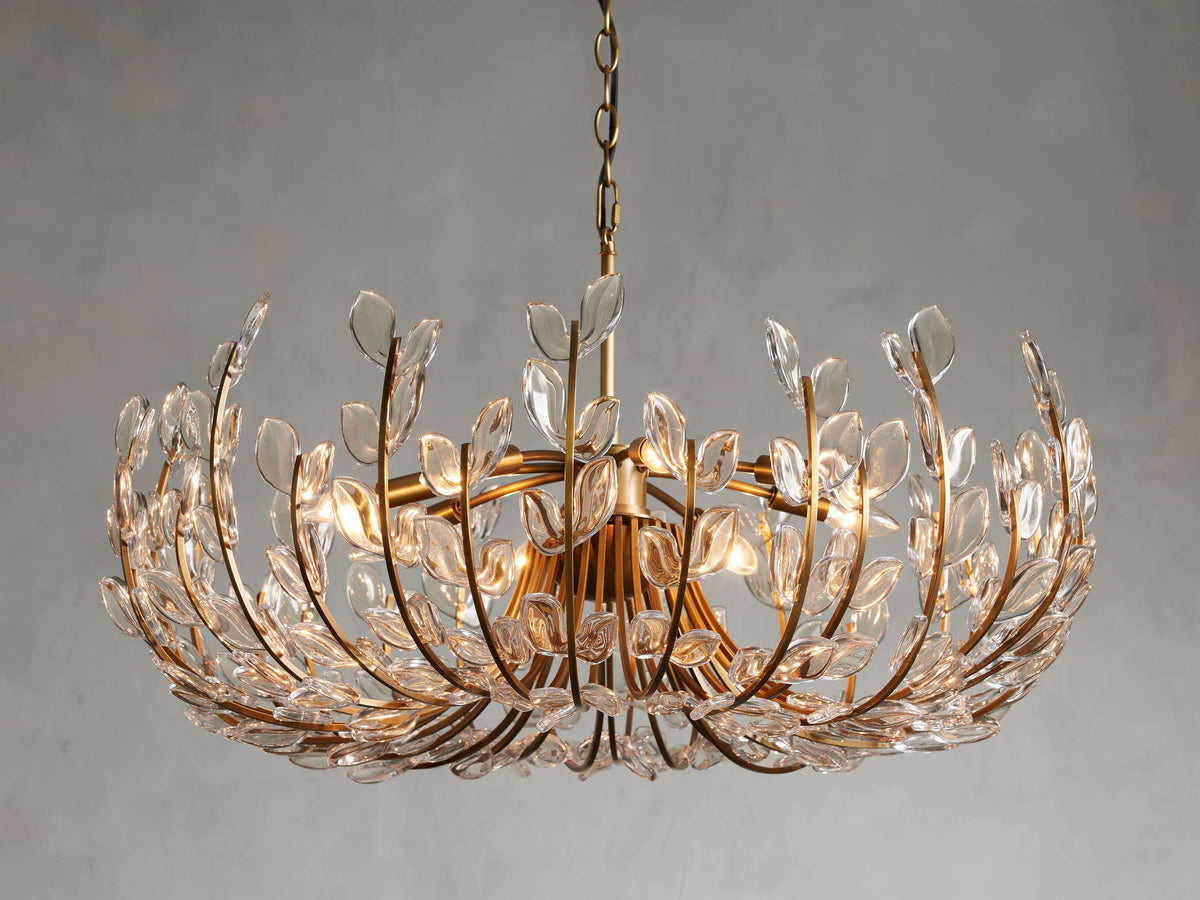 Adela Floral Crystal Chandelier