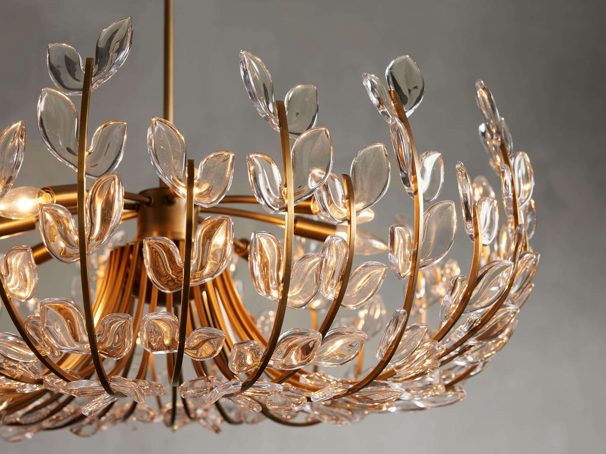 Adela Floral Crystal Chandelier