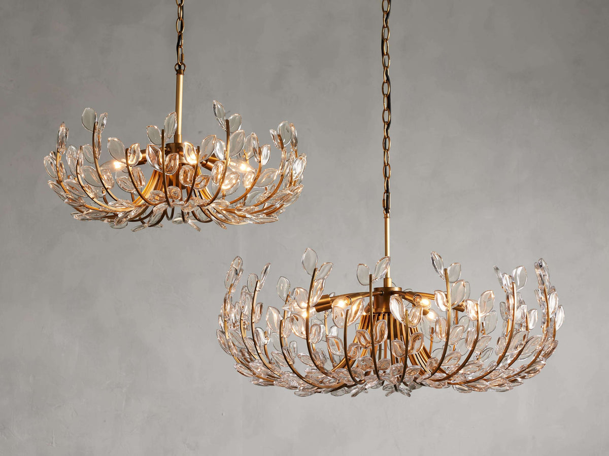 Adela Floral Crystal Chandelier